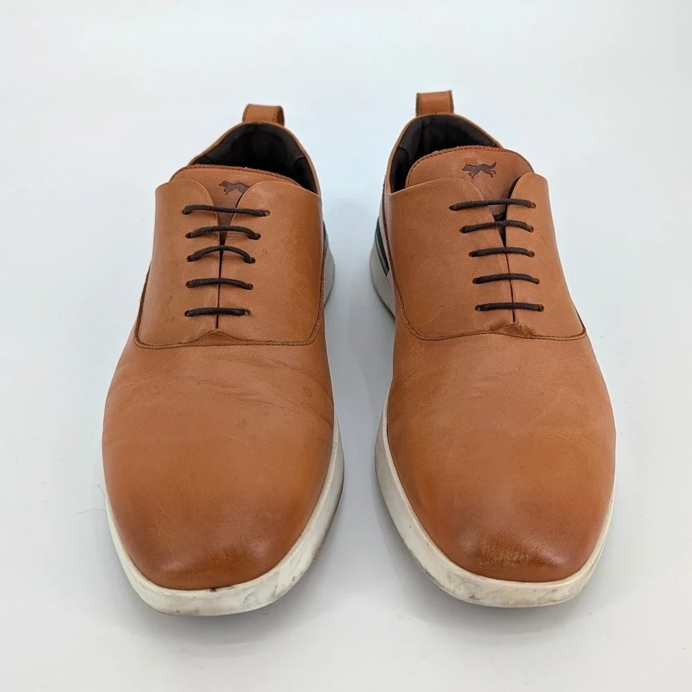 Wolf & Shepherd Crossover Victory Leather‎ Hybrid Dress Sneaker Brown 10M